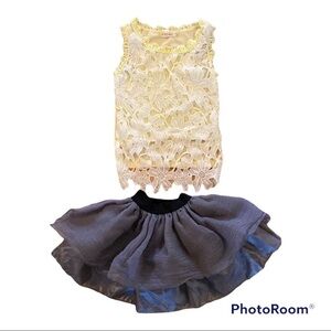 Xirubaby Skirt Set Girls 130 (approx 8)